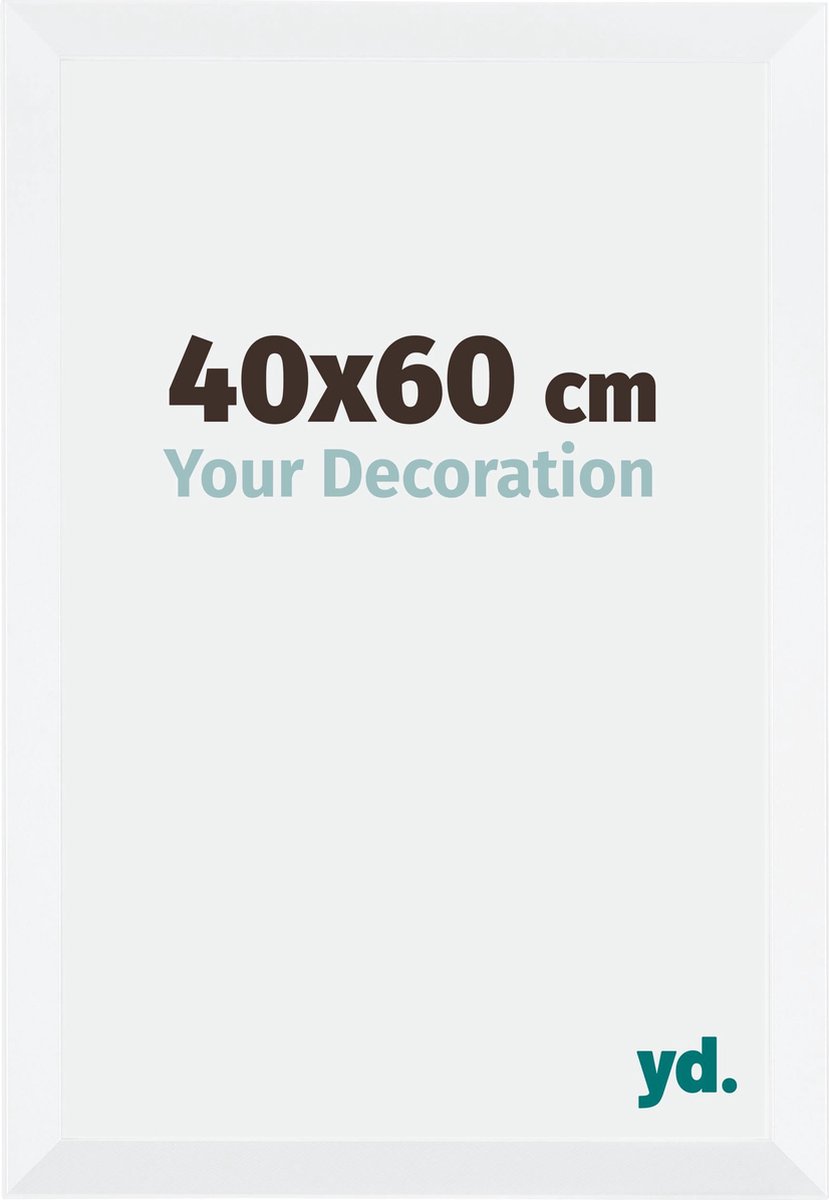 yd. Your Decoration - Fotolijst 40x60 cm - MDF - Wit Mat - Catania