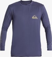 Quiksilver - UV-surf T-shirt voor heren - Everyday - Lange mouw - UPF50+ - Crown Blauw - maat XL