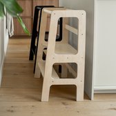 Jindl houten montessori leertoren houtkleur - Het handige hulpje in de keuken - kitchen helper