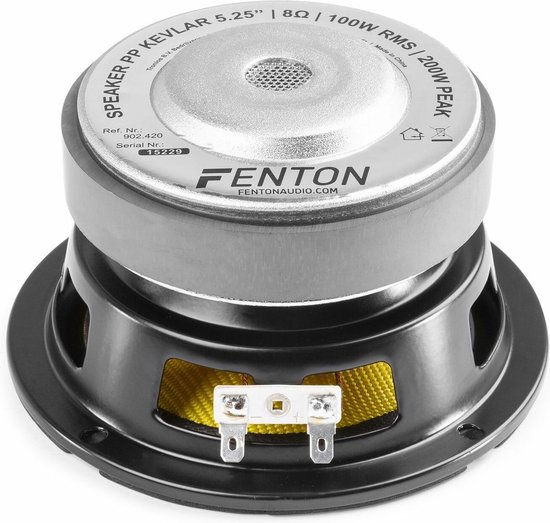 Woofer - Fenton WK14 - 5,25'' kevlar basluidspreker - 100W RMS - 200W max. - Fenton