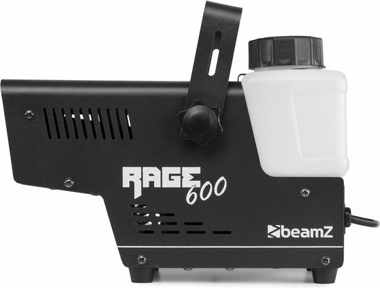 Rookmachine - BeamZ RAGE600 met draadloze bediening + 5L rookvloeistof - BeamZ