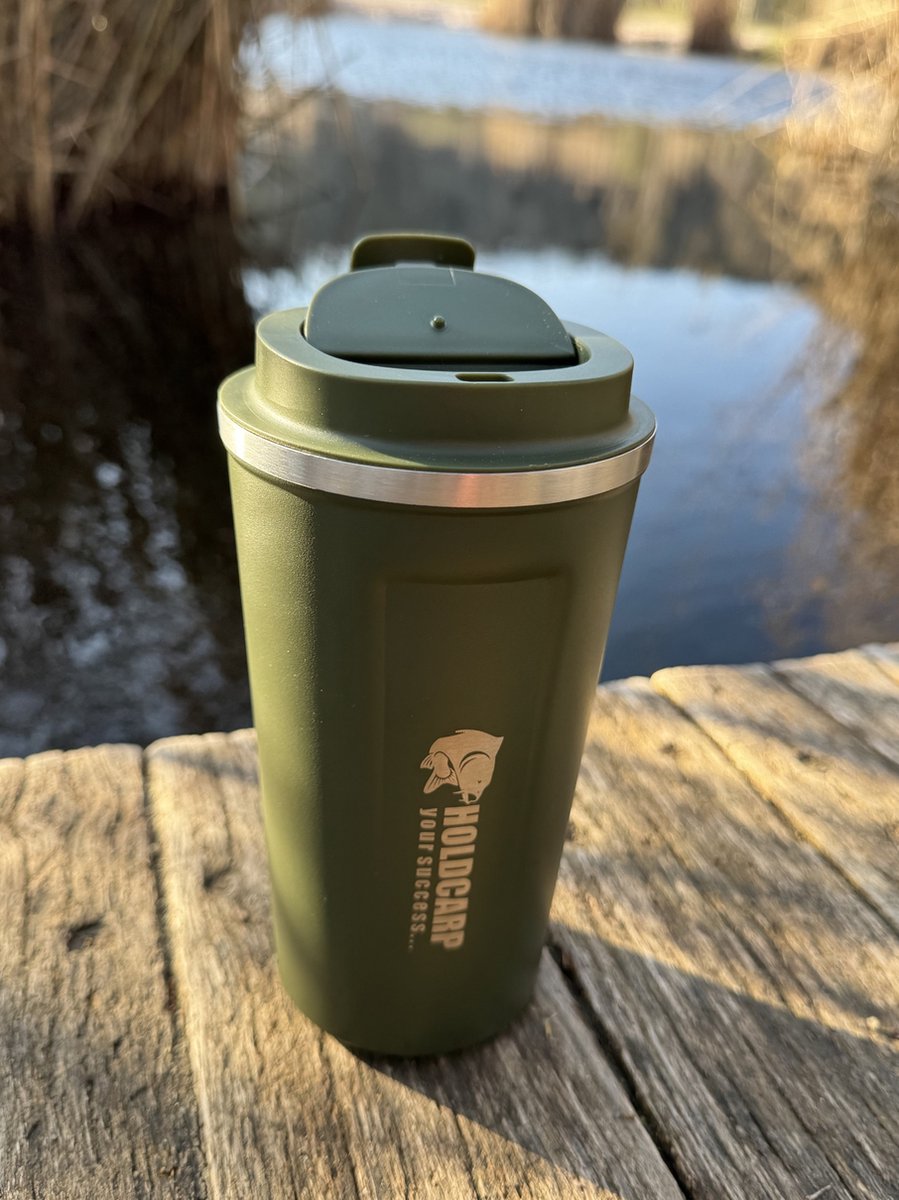Holdcarp Thermo Inox LED Mug 510ml (Incl. Digitale Thermometer) | Thermoskan