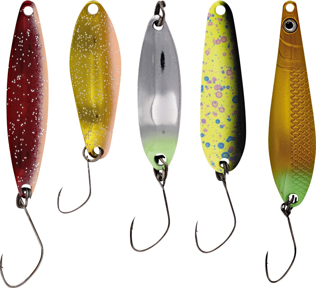 Kinetic Multipack Spoons Mix (5 pcs) 2.5-3.8g - Maat : Mix 3