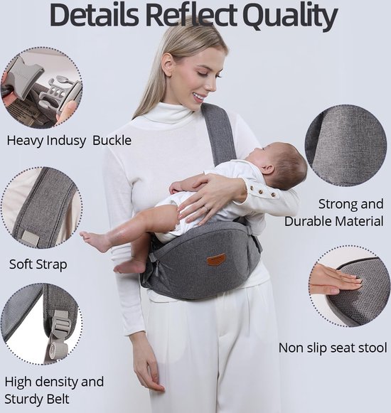 Sunveno Babytrage Ergonomisch – Für Babys 3-36 Monate, Bequem Und Sicher