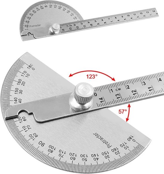 Smgda Boor Hoek Gauge Rvs Boor Slijper Tool Inspectie Hoek Gage 3 Stks/set met PU Lether Bag