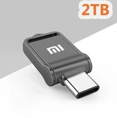 Drive 2Tb Usb 3.0 & Usb-C Flash Drive Zwart Memory Stick Type C Pendrive