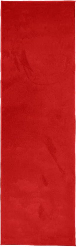 vidaXL-Vloerkleed-OVIEDO-laagpolig-80x250-cm-rood