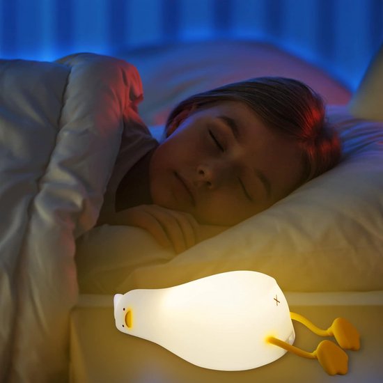 Maanlamp - Eend - Siliconen - Kinderen - Maanlicht - Nachtlampje