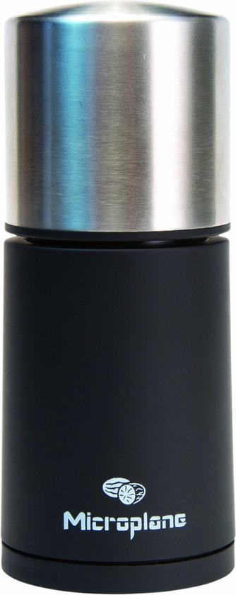 Microplane - 48960 Nootmuskaatmolen zwart/rvs