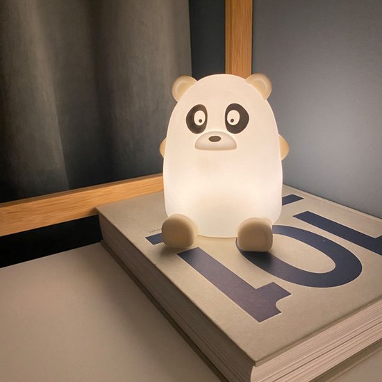 Nuuroo Kinderkamer - Nachtlampje - Ella pandabeer - Deens Design - Panda wit van Nuuroo — afbeelding 2