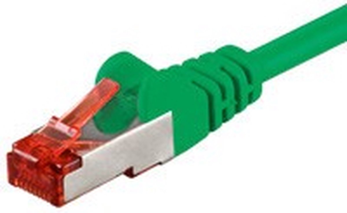 Danicom CAT6 S/FTP (PIMF) patchkabel - 15 meter groen - netwerkkabel - internetkabel - UTP kabel - RJ45 - 1000 mbit/s