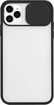 Backcase CamShield Slide Cover Camera Bescherming iPhone 11 Pro Zwart - Telefoonhoesje - Smartphonehoesje - Zonder Screen Protector