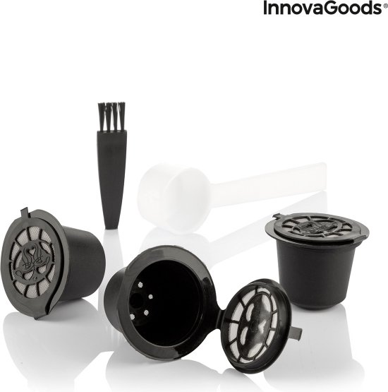 Foto: Set van 3 herbruikbare koffiecapsules recoff innovagoods