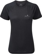 Ronhill Stride SS T-Shirt Dames Zwart