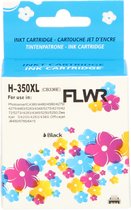FLWR - Inktcartridge / 350XL / Zwart - Geschikt voor HP
