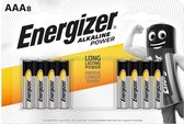 Energizer Power LR03 - AAA Alkaline batterij - 8 stuks