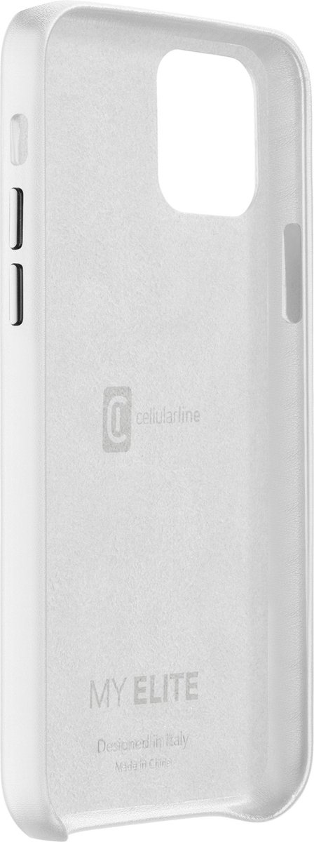 Cellularline - iPhone 12 Mini, hoesje Elite, wit