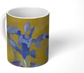 Mok - Koffiemok - Irissen - Piet Mondriaan - Oude meesters - Mokken - 350 ML - Beker - Koffiemokken - Theemok