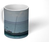 Mok - Vissersboot met zonsondergang in Ko Tao Thailand - 350 ML - Beker