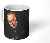 Mok - Cisterspelende vrouw - Jan Steen - 350 ML - Beker