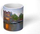 Mok - Uitzicht op de Brouwersgracht in Amsterdam - 350 ML - Beker