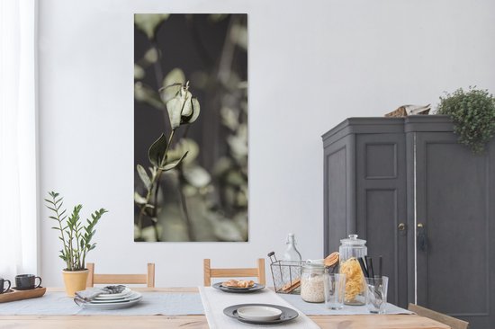 Tableau sur toile Branches d'eucalyptus séchées - 80x160 cm - Décoration murale