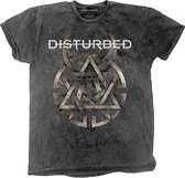 Disturbed Heren Tshirt -M- Riveted Grijs