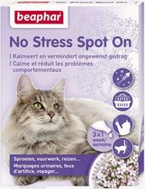 No stress spot on kalmeert en stimuleert goed gedrag kat - 3 pipetten