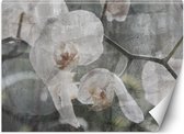 Trend24 - Behang - Orchidee Vintage - Vliesbehang - Behang Woonkamer - Fotobehang - 254x184 cm - Incl. behanglijm