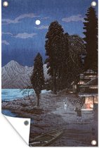 Muurdecoratie Schilderij - Kunst - Japan - 120x180 cm - Tuinposter - Tuindoek - Buitenposter