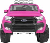 Elektrische Kinderauto Ford Ranger F650 4x4 Roze 2 persoons 24V MP4 Scherm Met Afstandsbediening FULL OPTION