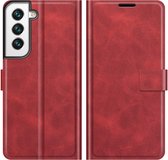 Deluxe Book Case - Samsung Galaxy S22 Hoesje - Rood