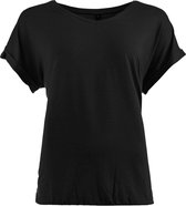 NED T-shirt Nox Ss Heavy Tricot 22s2 U500 19 Black 900 Dames Maat - XXL