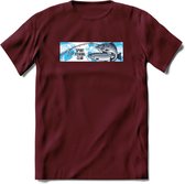 Vissen T-Shirt | Grappig Verjaardag Vis Hobby Cadeau Shirt | Dames - Heren - Unisex | Tshirt Hengelsport Kleding Kado - Burgundy - S