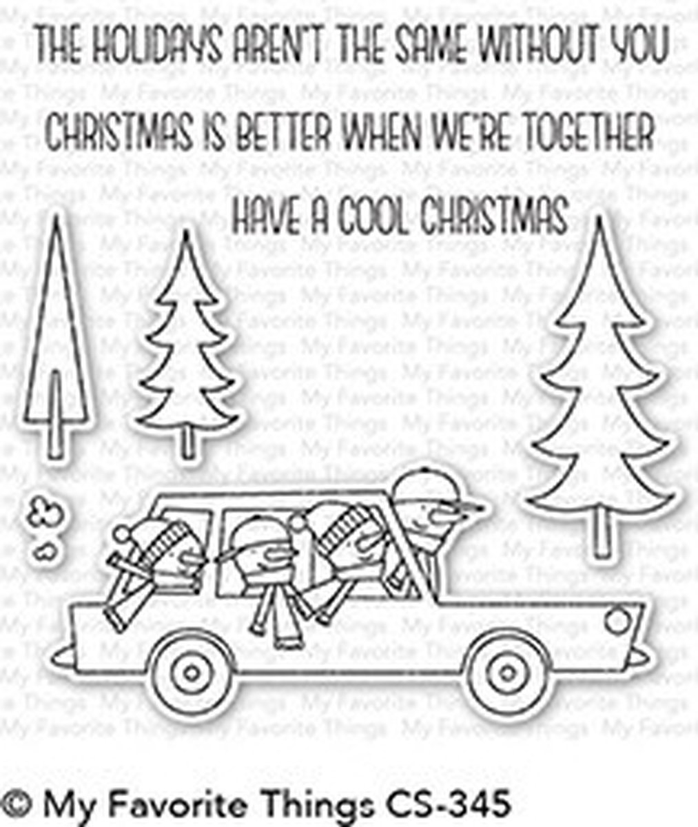 Cool Christmas Clear Stamps (CS-345)