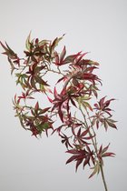 Kunsttak - Aser plant - esdoorn - topkwaliteit decoratie - 2 stuks - zijden plant - Paars - 121 cm hoog