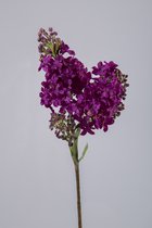 Kunstbloem - Lilac - sering - topkwaliteit decoratie - 2 stuks - zijden bloem - Paars - 65 cm hoog