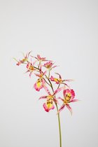 Kunstbloem - Orchidee - topkwaliteit decoratie - 2 stuks - zijden bloem - Roze - 91 cm hoog