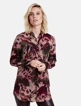 TAIFUN Dames Lange blouse met bloemenprint