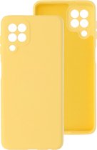 Wicked Narwal | 2.0mm Dikke Fashion Color TPU Hoesje voor Samsung Samsung Galaxy A22 4G Geel