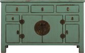 Fine Asianliving Antiek Chinees Dressoir Mint Glanzend B136xD42xH87cm Chinese Meubels Oosterse Kast