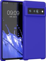 kwmobile telefoonhoesje voor Google Pixel 6 Pro - Hoesje met siliconen coating - Smartphone case in Baltisch blauw