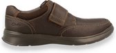 CLARKS  Cotrell Strap heren velcroschoen  BRUIN 47