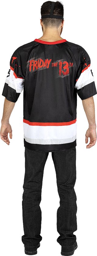 FUNIDELIA Déguisement de hockey Jason Vendredi 13 homme Vendredi 13 - Taille : XL - Zwart