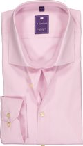 Redmond slim fit overhemd - roze - Strijkvriendelijk - Boordmaat: 43/44