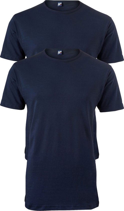 Ensemble de 2 t-shirts à col rond bleu marine Alan Red Derby - M