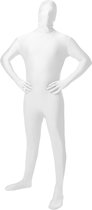 FUNIDELIA Second Skin kostuum in wit voor vrouwen en mannen - Maat: S