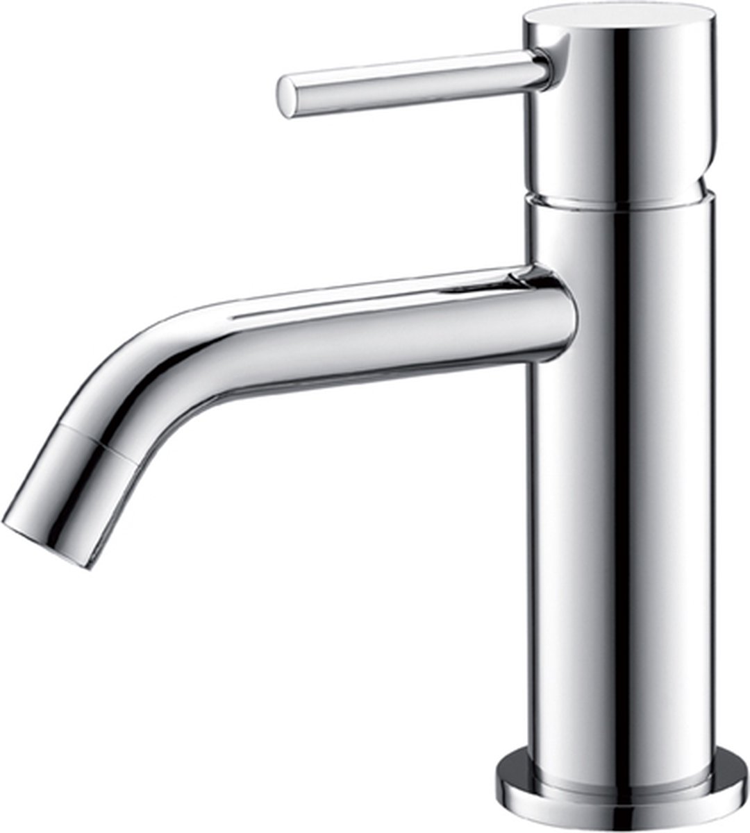 Klea Style Opbouw Laag Wastafelmengkraan 1 Greeps Chroom
