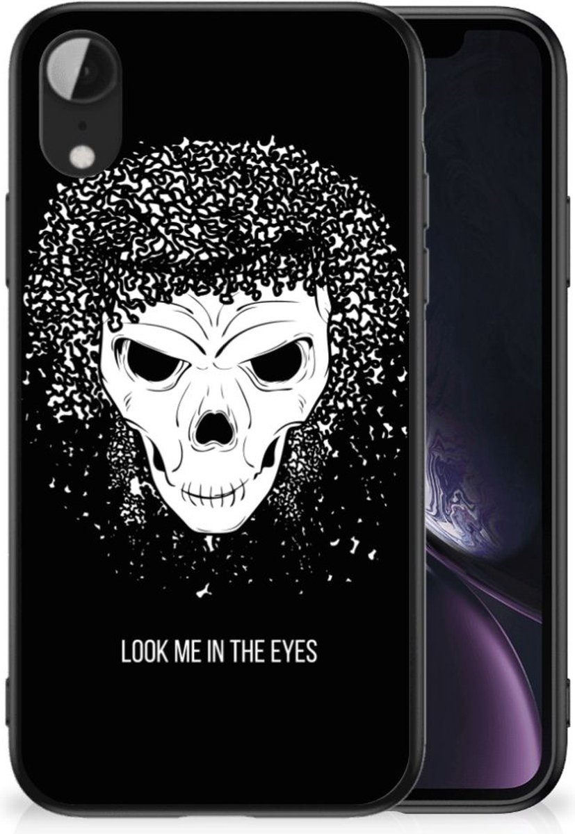 Telefoonhoesje Apple iPhone XR Skull Hair