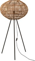 Staanlamp | riet | naturel | 61x61x (h)133 cm